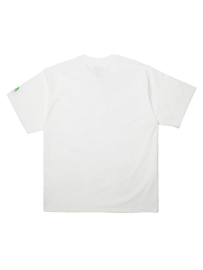 TRANCE PAINTED WHITE T-SHIRT